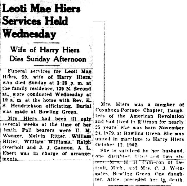 FileHiers, Leoti M (D10230).jpg Wayne County, Ohio Online Resource