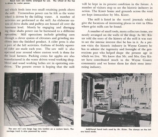 "Old Mill Stream," Wayne County Topics, July 1966, p.7