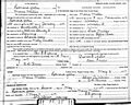 Marriage record for Marie (Miller) Yates, 1917