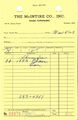 1967 receipt from The McIntire Co.