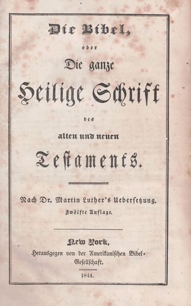 File:Title Page Joseph Blough Family Bible.jpg