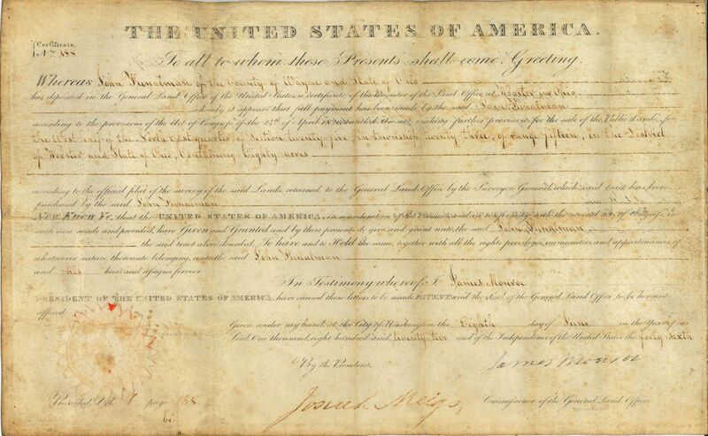File:USALandPatent-R15T23S25NEQRTW-half.jpg
