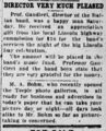 ad, [3]."Director Very Much Please, Lincoln Highway"