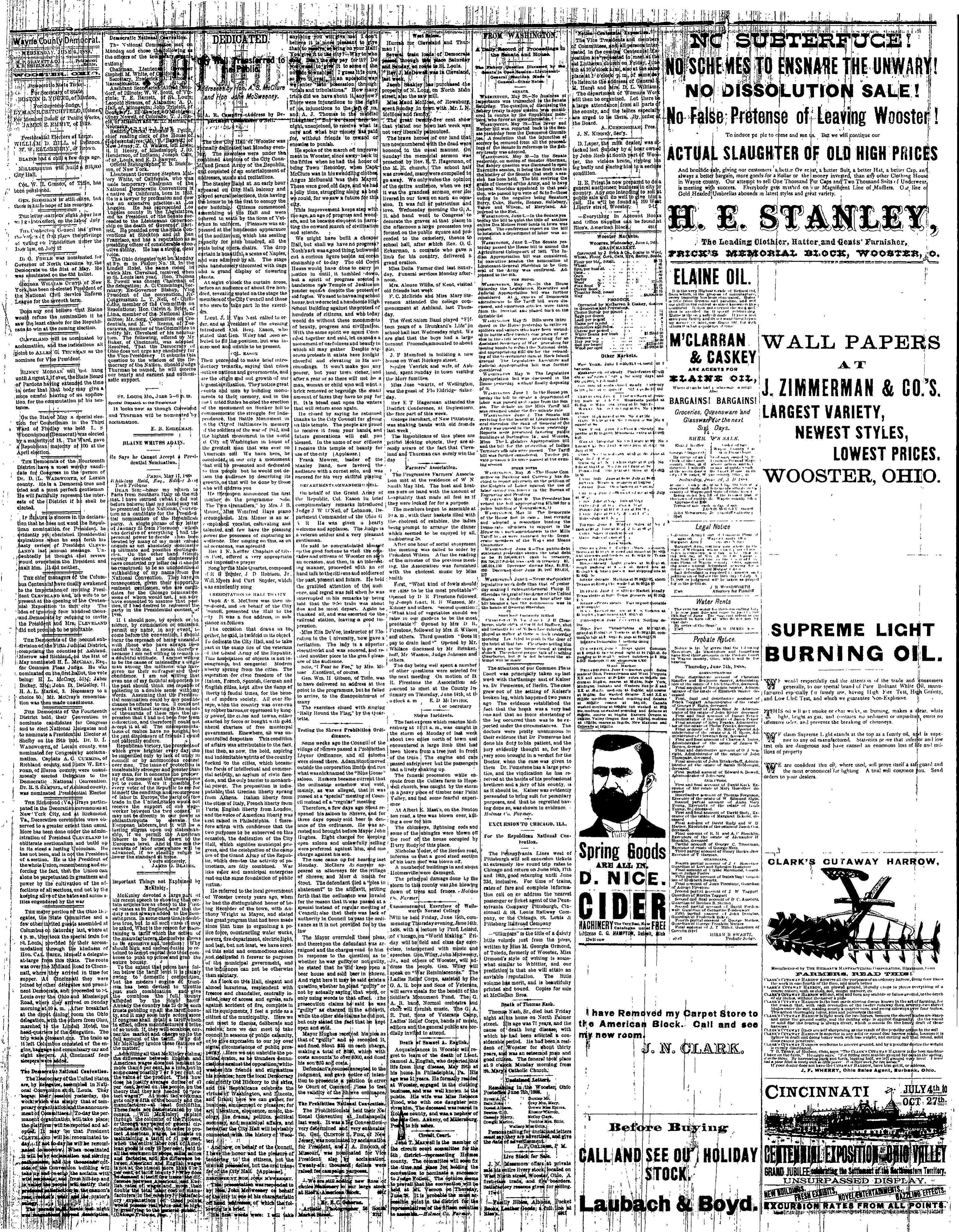 Wayne County Democrat, Page2, 1888-06-06.pdf